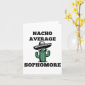 Nacho Gemiddelde tweedejaars Mexicaanse Cinco de M Kaart (Gele Bloem)