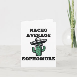 Nacho Gemiddelde tweedejaars Mexicaanse Cinco de M Kaart