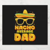 Nacho gemiddelde vader Cinco de Mayo Matching Fami Bier Etiket (Enkel label)