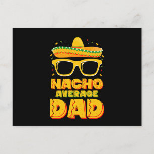 Nacho gemiddelde vader Cinco de Mayo Matching Fami Briefkaart