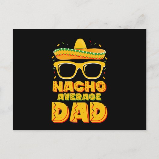 Nacho gemiddelde vader Cinco de Mayo Matching Fami Briefkaart (Voorkant)