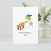 Nacho gemiddelde vader - Grappige Vaderdag Kaart (Staand voorkant)