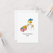 Nacho gemiddelde vader - Grappige Vaderdag Kaart (Voorkant / Achterkant in situ)