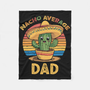 Nacho Gemiddelde vader Matching Mexicaanse Cinco d Fleece Deken