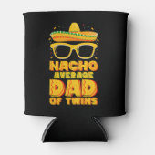 Nacho Gemiddelde vader van tweeling Mexicaans Cinc Blikjeskoeler (Voorkant)
