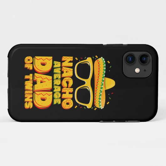 Nacho Gemiddelde vader van tweeling Mexicaans Cinc Case-Mate iPhone Case (Achterkant (horizontaal))