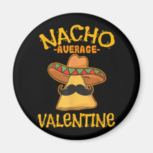 Nacho Gemiddelde Valentijn Mexicaanse Paar Valenti Magneet