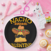Nacho Gemiddelde Valentijn Mexicaanse Paar Valenti Papieren Bordje (Feest)