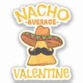 Nacho Gemiddelde Valentijn Mexicaanse Paar Valenti Sticker (Voorkant)