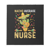Nacho Gemiddelde verpleegkundige Cinco de Mayo Mex Notitieblok (Voorkant)