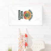 Nacho Gemiddelde Verpleegkundige Manager Grappig C Spandoek (Insitu)