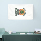 Nacho Gemiddelde Verpleegkundige Manager Grappig C Spandoek (Beurs)