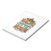 Nacho Gemiddelde Verpleegster Fiesta Vector Shirt  Notitieblok (Linkerzijde)