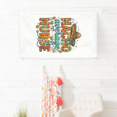 Nacho Gemiddelde Verpleegster Fiesta Vector Shirt Spandoek (Insitu)