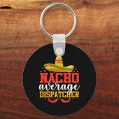 Nacho Gemiddelde Verzender Grappige Mexicaanse Cin Sleutelhanger (Voorkant)