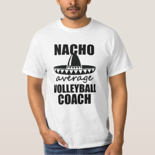 Nacho gemiddelde volleybaltrainer shirt mannen cad