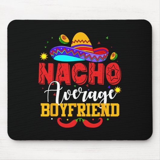 Nacho Gemiddelde Vriendin Grappig Mexicaans Cinco Muismat (Voorkant)