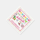 Nacho gemiddelde vrijgezellenfeest servet - Wh (Hoek)