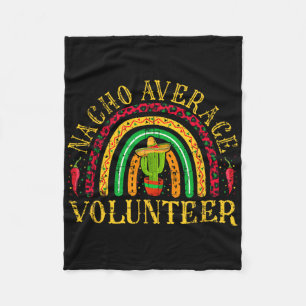 Nacho Gemiddelde Vrijwilliger Cinco De Mayo Mexica Fleece Deken