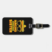 Nacho Gemiddelde zuster Cinco de Mayo Matching Fam Bagagelabel (Voorkant horizontaal)