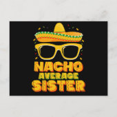 Nacho Gemiddelde zuster Cinco de Mayo Matching Fam Briefkaart (Voorkant)