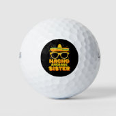 Nacho Gemiddelde zuster Cinco de Mayo Matching Fam Golfballen (Voorkant)
