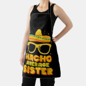 Nacho Gemiddelde zuster Cinco de Mayo Matching Fam Schort (Insitu)