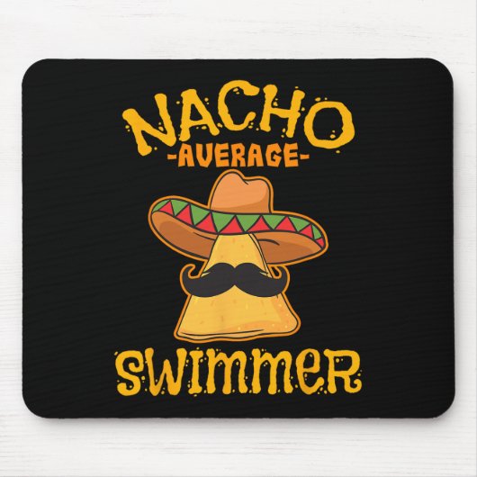 Nacho Gemiddelde zwemmer Cinco de Mayo Mexican Fie Muismat (Voorkant)