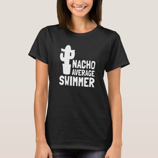 Nacho Gemiddelde zwemmer Swim 1 T-shirt (Voorkant)