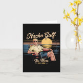 Nacho Golf Niet Meer Grappige Trump Vakantie 2025 Kaart (Gele Bloem)