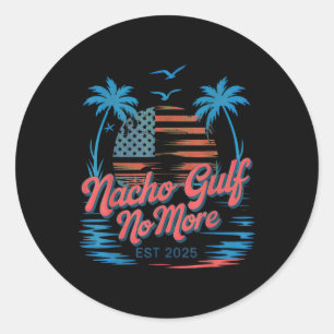Nacho Golf Niet Meer Van Amerika  Ronde Sticker