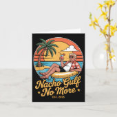 Nacho Gulf Geen Grappige Trump Vakantie 2025 USA _ Kaart (Gele Bloem)