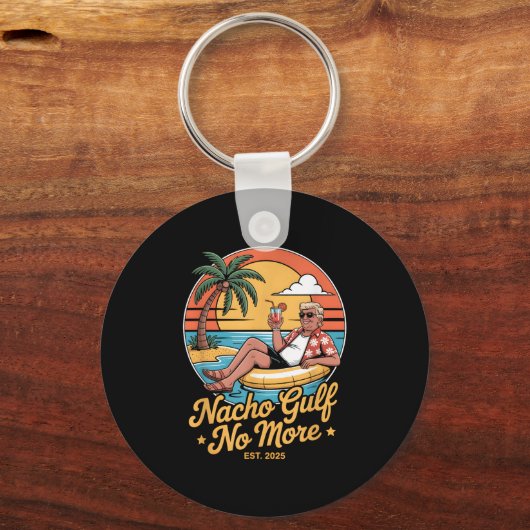 Nacho Gulf Geen Grappige Trump Vakantie 2025 USA _ Sleutelhanger (Voorkant)