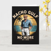 Nacho Gulf No More Funny Trump Vacation 2025 Usa Kaart (Gele Bloem)