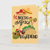 Nacho, je gemiddelde vriend | Leuke Valentijn Kaart (Gele Bloem)