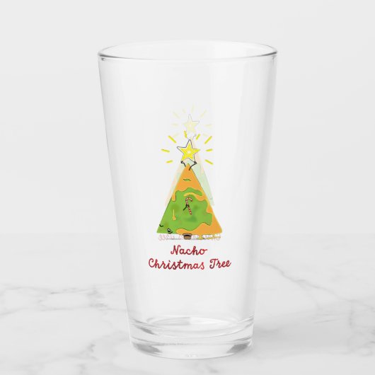 Nacho-kerstboom Glas (Voorkant)