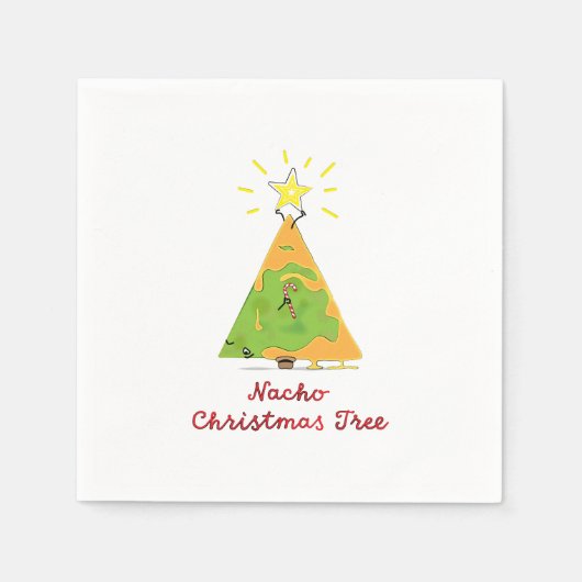 Nacho Kerstboom Servet (Voorkant)