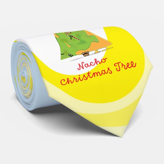 Nacho-kerstboom Stropdas (Opgerold)