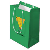 Nacho Kerstman Medium Cadeauzakje (Voorkant Gekanteld)
