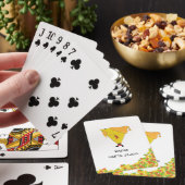 Nacho Kerstman met Chips Pokerkaarten (Insitu)