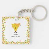 Nacho Kerstman met Chips Sleutelhanger (Achterkant)