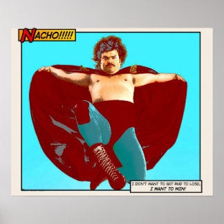 Nacho Libre die ik wil winnen Poster