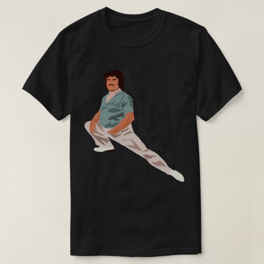 Nacho Libre dit zijn mijn recreatiekleren-teken T-shirt (Design voorkant)