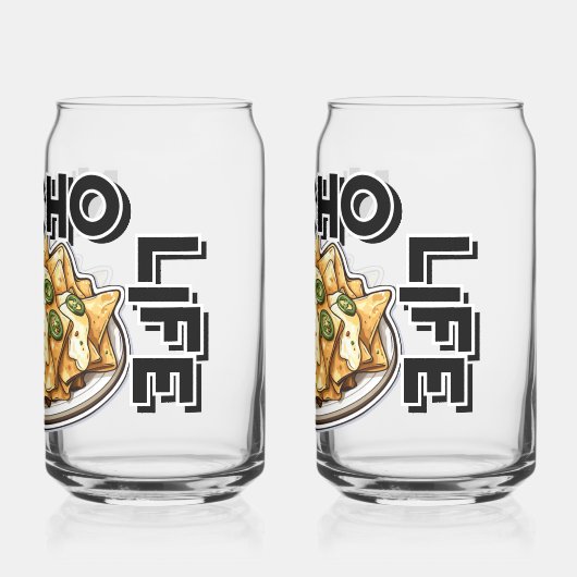 Nacho Lovers Blikvorm Glas (Links)