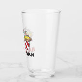 NACHO (MACHO) MAN Cheese Chips Foodie Glas (Links)