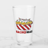 NACHO (MACHO) MAN Cheese Chips Foodie Glas (Voorkant)