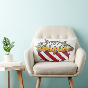 Nacho Man Tortilla Nachos Funny Food Kussen