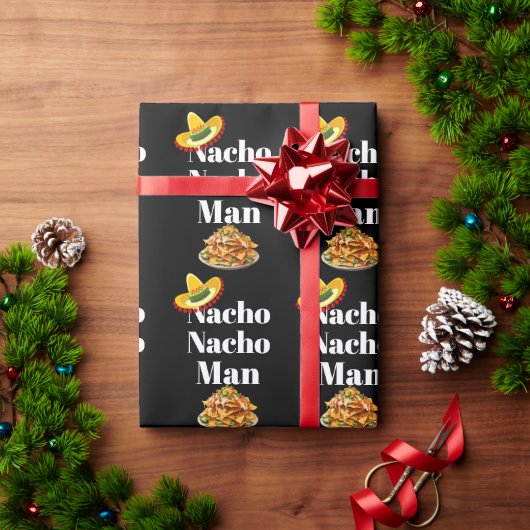 Nacho Nacho Man inpakpapier (Feestdagen Geschenken)