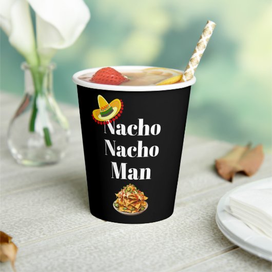 Nacho Nacho Man papier Cup Papieren Bekers (Insitu)