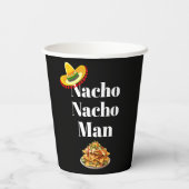 Nacho Nacho Man papier Cup Papieren Bekers (Achterkant)
